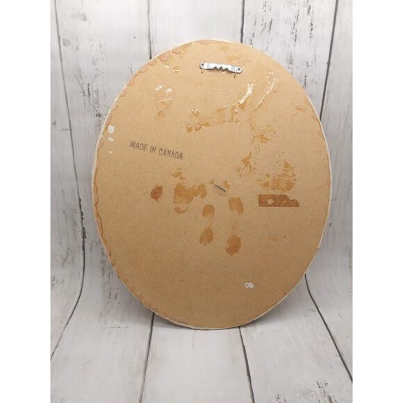 Vtg Mealtime Prayer Resin Wall Plaque Cozy Country Kitchen Stove Alan Grant Art - Picture 5 of 5